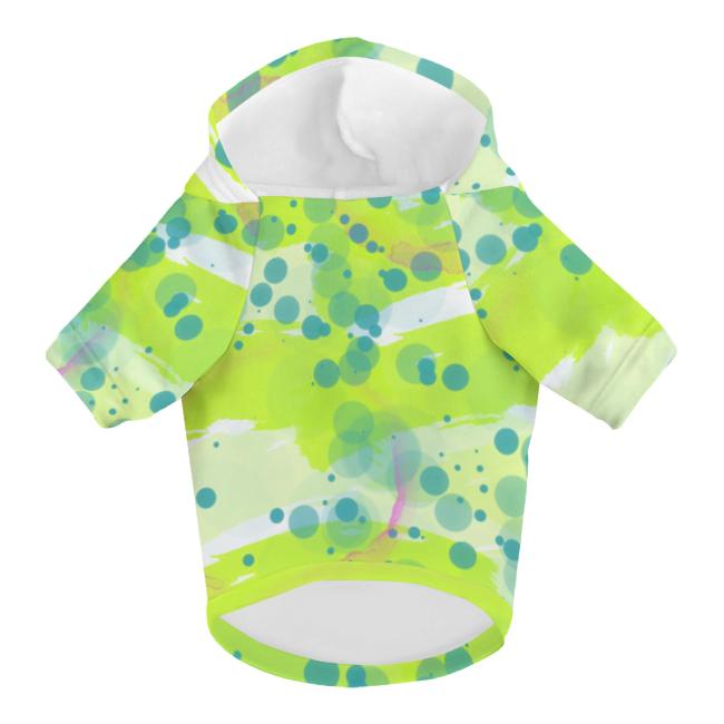 Preview: Hunde-Hoodie, Hundemotiv Pablo– bunte Popart, gemütlich, waschbar, Polyster